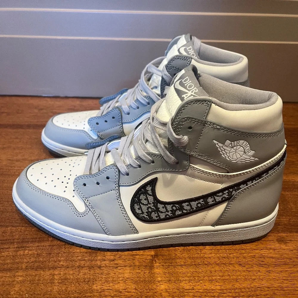 Men's Dior x Air Jordan 1 High US size 12 EU size 46 - Picture 3 of 15